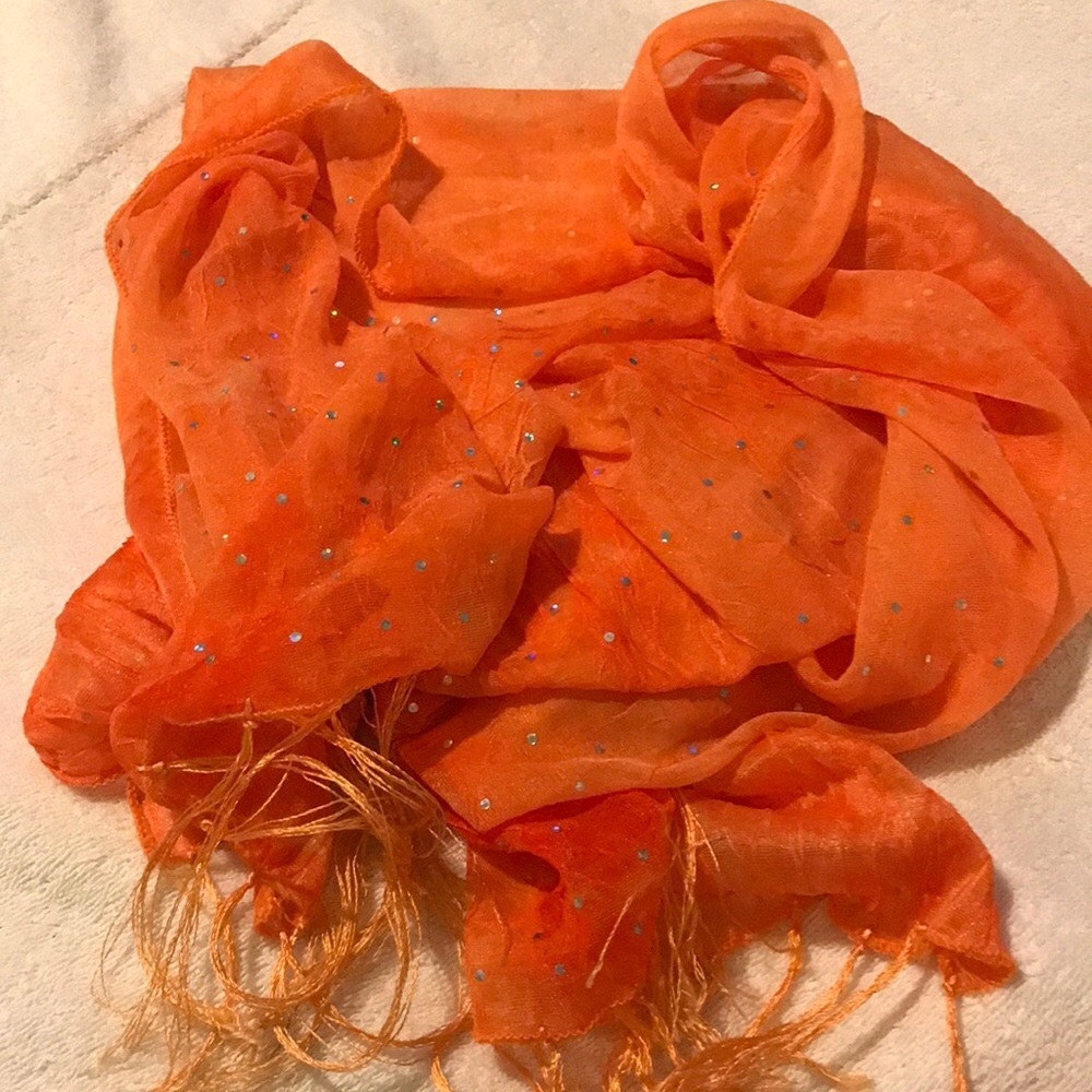 Elegant Orange Scarf